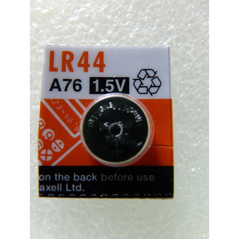 MAXELL Pile Bouton Alcaline - LR44 – AG13 - LR1154 - A76