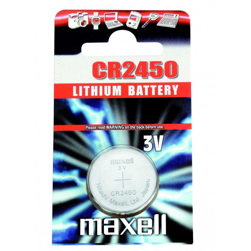 MAXELL Pile Bouton Lithium - CR2450 Standard