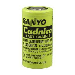 SANYO 26,0 x 50,0 - N3000CR - FCh - 1,2V - 3000mAh