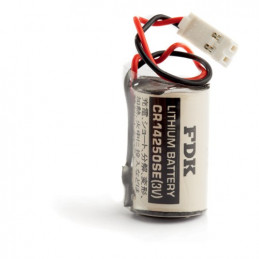 CHRONO Pile lithium CR14250 - 1/2AA - 3V - 850mAh + Connecteur