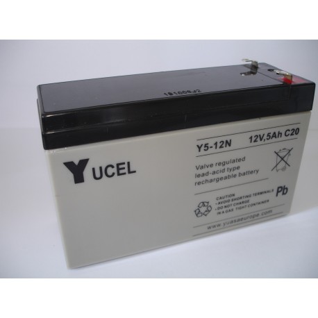 YUASA / YUCEL 12V - 5.0Ah - Y5-12N - AGM - Ups speciale