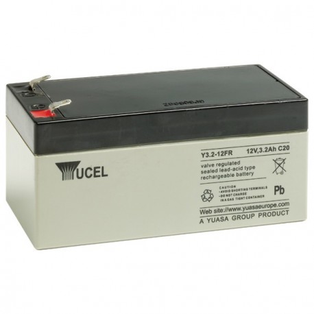 YUASA / YUCEL 12V - 3.2Ah - Y3.2-12FR - AGM