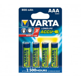 VARTA HR03 - AAA 1.2V 800mAh - Blister de 4