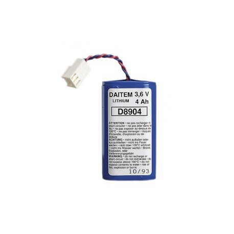 DAITEM Compatibile Pile Batterie Antifurti BATLI05 - 3,6V - 4,0Ah - Compatibile DAITEM/LOGISTY