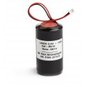 CHRONO Pile Batterie Allarme Compatibile LEGRAND 432 90 - D - LSH20 - 3,6V - 13,0Ah + Connettore BIANCO Sirena 432 58