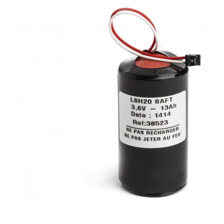 CHRONO Pile Batterie Alarme Compatible LEGRAND 432 90 - D - LSH20 - 3,6V - 13,0Ah + Connecteur NOIR Centrale 432 14