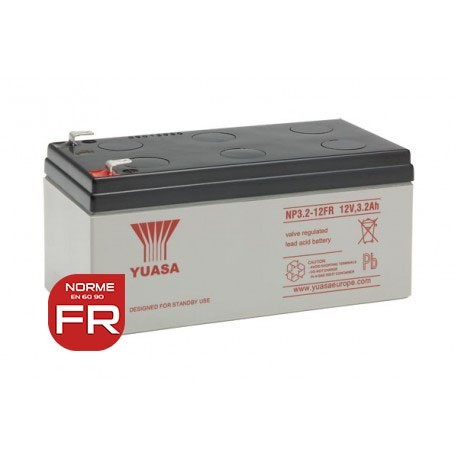 YUASA 12V - 3.2Ah - NP3.2-12FR - AGM