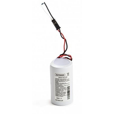 CHRONO Pile Batterie Alarme Compatible SENTINEL Pro lithium - D - LSH20 - 3,6V - 13,0Ah + Connecteur