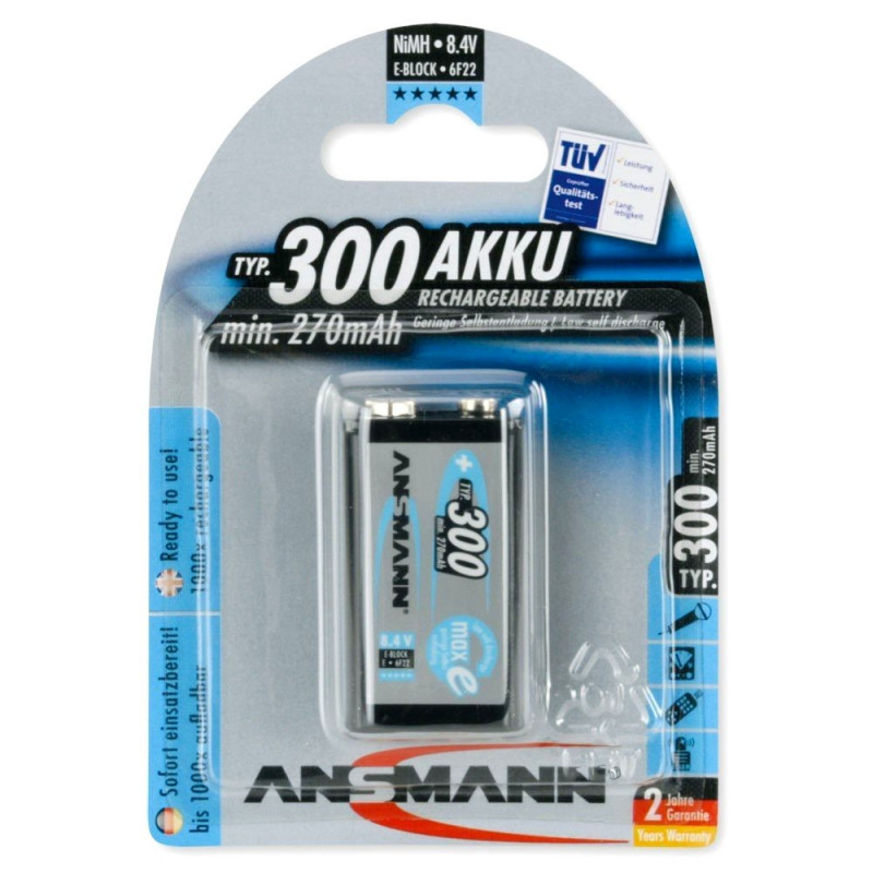 ANSMANN 6HR61 - 9V - 250mAh