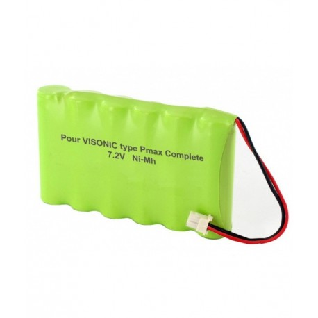 Batteria AA - NiMH - 7.2V - 1700mAh + connettore - Visonic GP130AAM6BMX