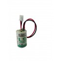 Pile lithium LS14250 - 1/2AA - 3.6V - 1200mAh + Connecteur