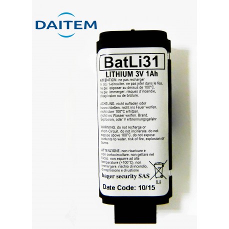 Batteria Antifurtii BATLI31 - 3,6V - 4,0Ah - Compatibile DAITEM/LOGISTY