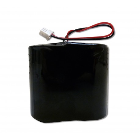 CHRONO Pile Batterie Alarme Compatible TECNOALARM - D - LSH20 - 7.2V - 13Ah + Connecteur