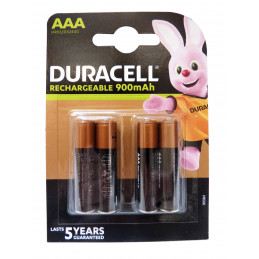 DURACELL HR03 - AAA 800mAh - Blister x 4 - Technologie PRET A L'EMPLOI