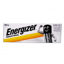 ENERGIZER 6LR61 - 9V Industriale - Pacco da 12 batterie