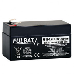 Batterie Plomb Standard FP12-1.2 VdS - 12V - 1.1Ah - UL94.FR – FULBAT