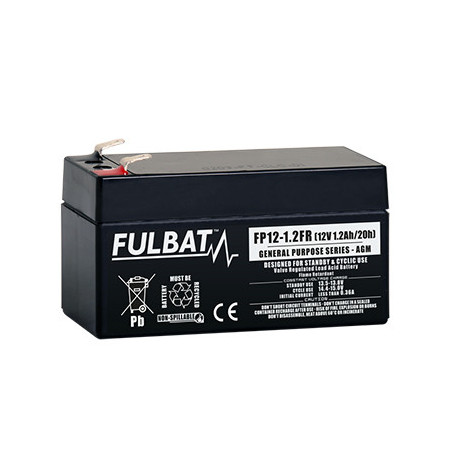 Batterie Plomb Standard FP12-1.2 VdS - 12V - 1.1Ah - UL94.FR – FULBAT