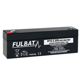 Batteria Piombo Standard FP12-2.3 - 12V - 2.3Ah - UL94.FR – FULBAT