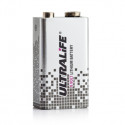 ULTRALIFE 9V - Format 6LR61 UltraLife U9VL- J U9VL J - Métal - BATLI10