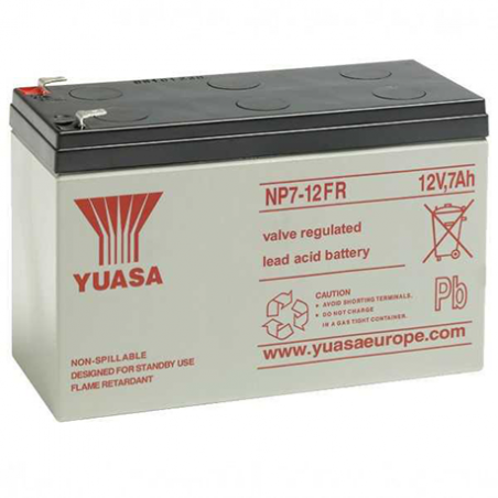 Batteria YUASA 12V - 7.0Ah - NP7-12FR - AGM - S65