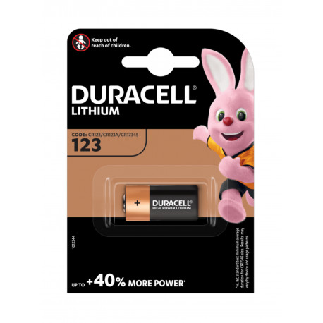 DURACELL CR123 M3 - CR123A - CR17345 - CR2/38L