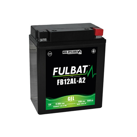 Batterie moto FB12AL-A2 FULBAT GEL - 12V - 12.6Ah