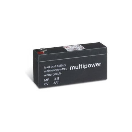 Multipower 8V - 3Ah - compatible Dryfit A200 - A208/2.5 S