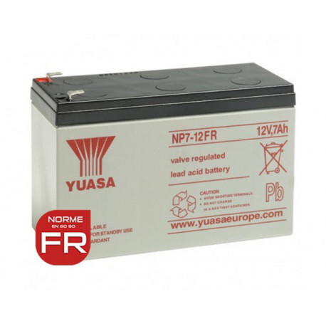 Batteria YUASA 12V - 7.0Ah - NP7-12FR - AGM - S65